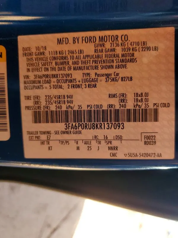 Ford FUSION TITANIUM — фото 10